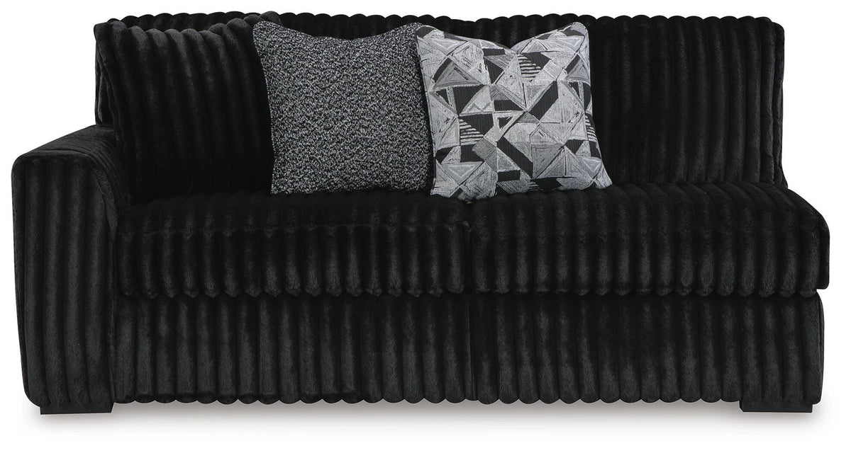 Midnight-Madness Sectional with Chaise