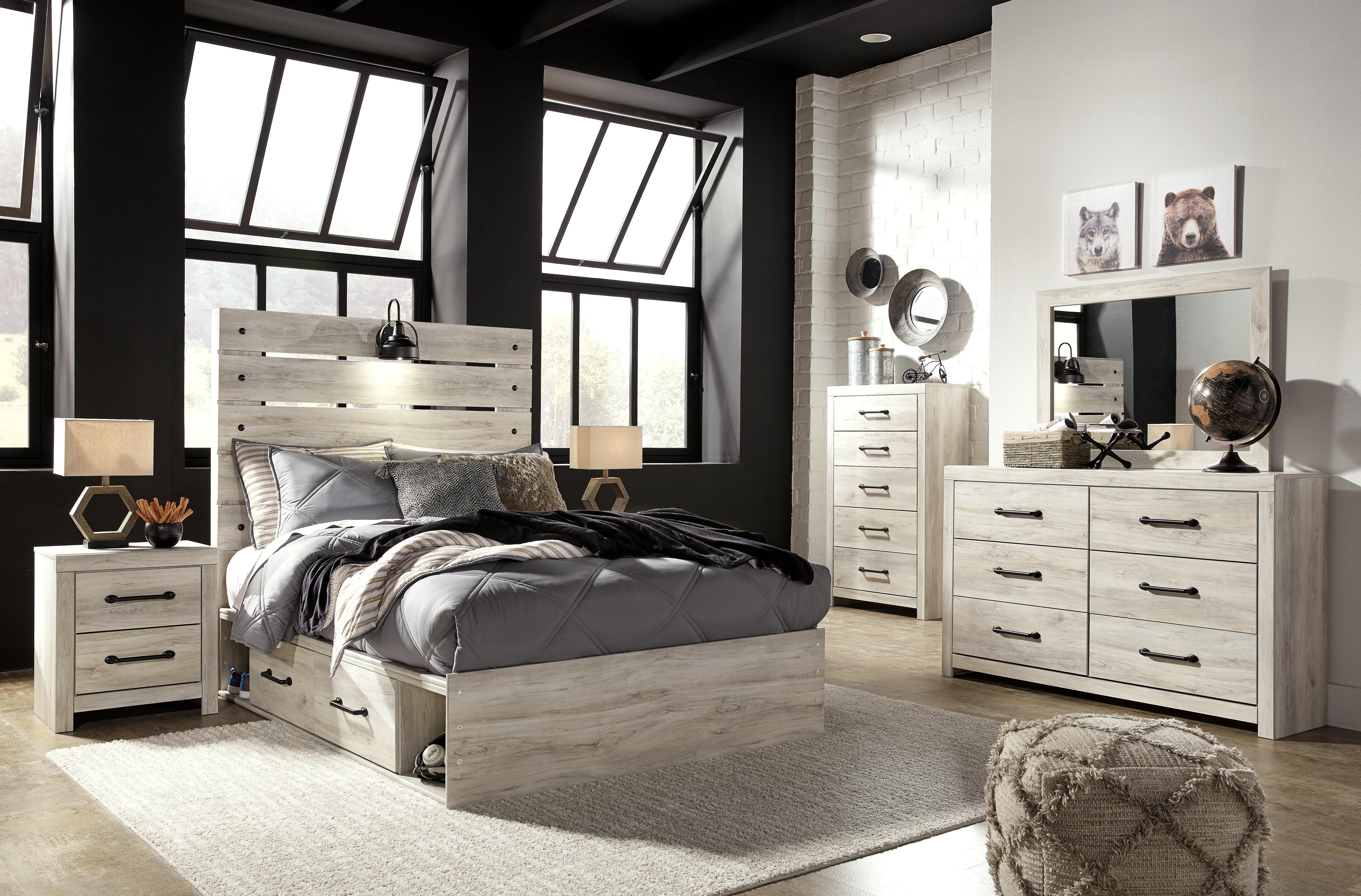 Cambeck Bed with 4 Storage Drawers