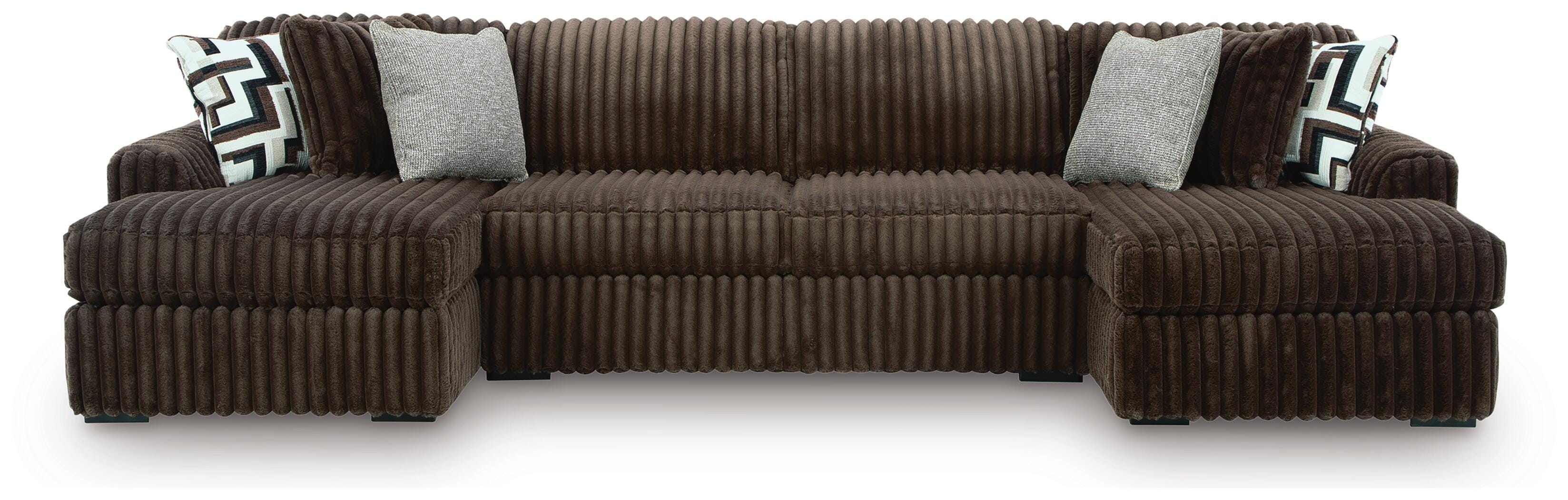 Midnight-Madness Sectional with Chaise