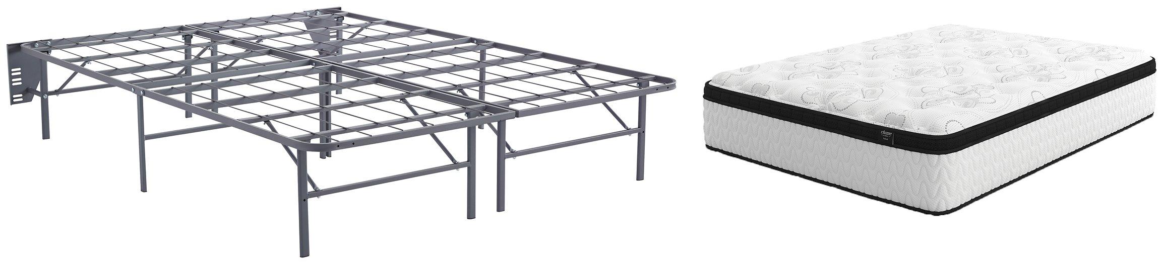 Chime 12 Inch Hybrid 2-Piece Mattress Set with Better Than A Boxspring image