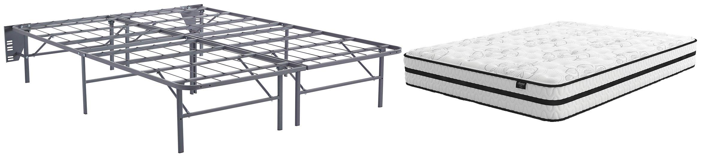 Chime 10 Inch Hybrid 2-Piece Mattress Set with Better Than A Boxspring image