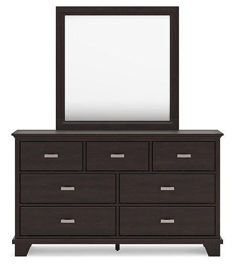 Covetown Dresser and Mirror Covetown Dresser and Mirror