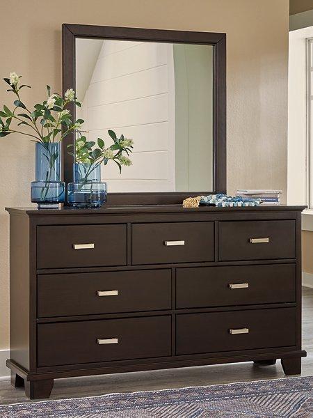 Covetown Dresser and Mirror Covetown Dresser and Mirror