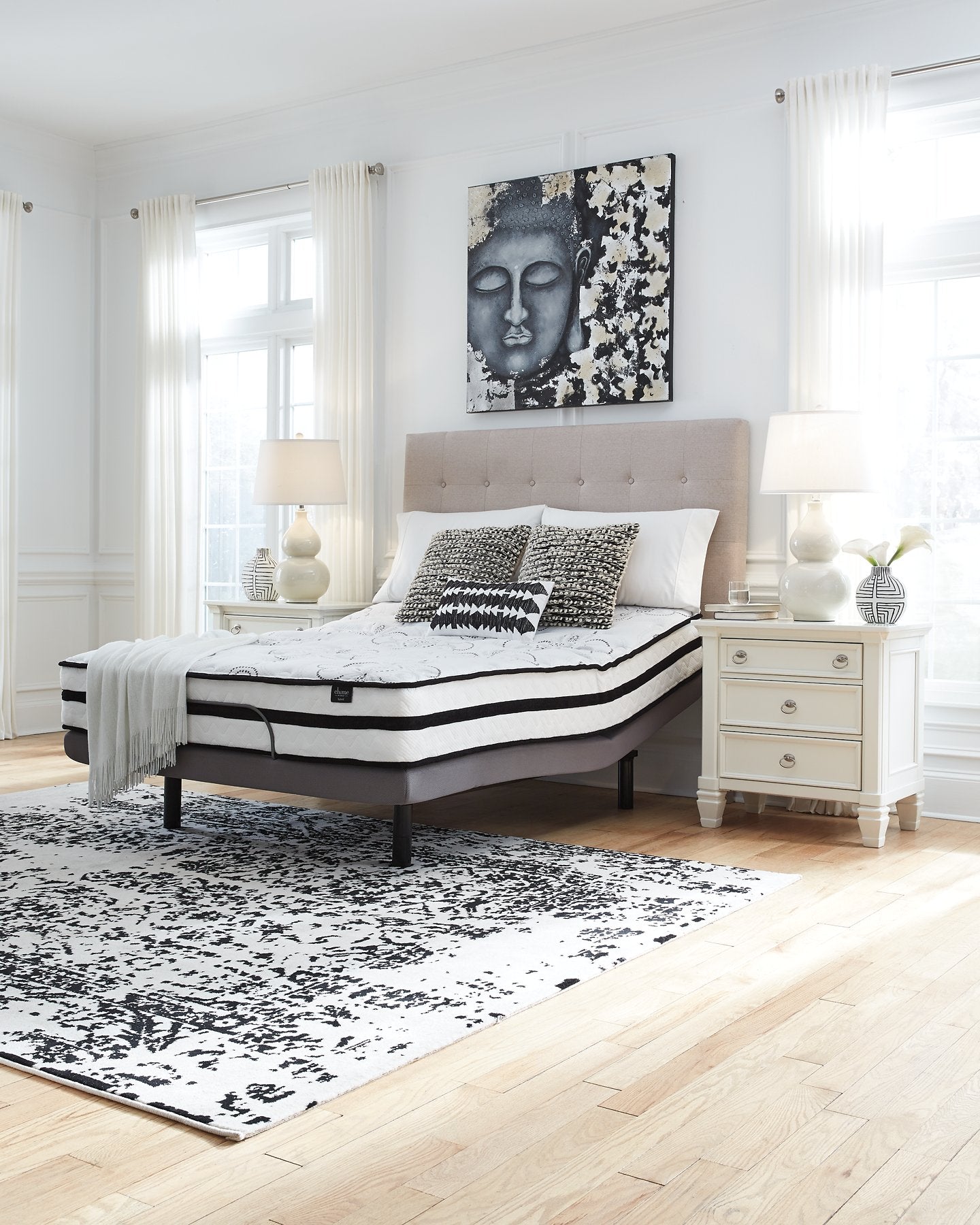 Chime 10 Inch Hybrid 10 Inch  Mattress and Pillow