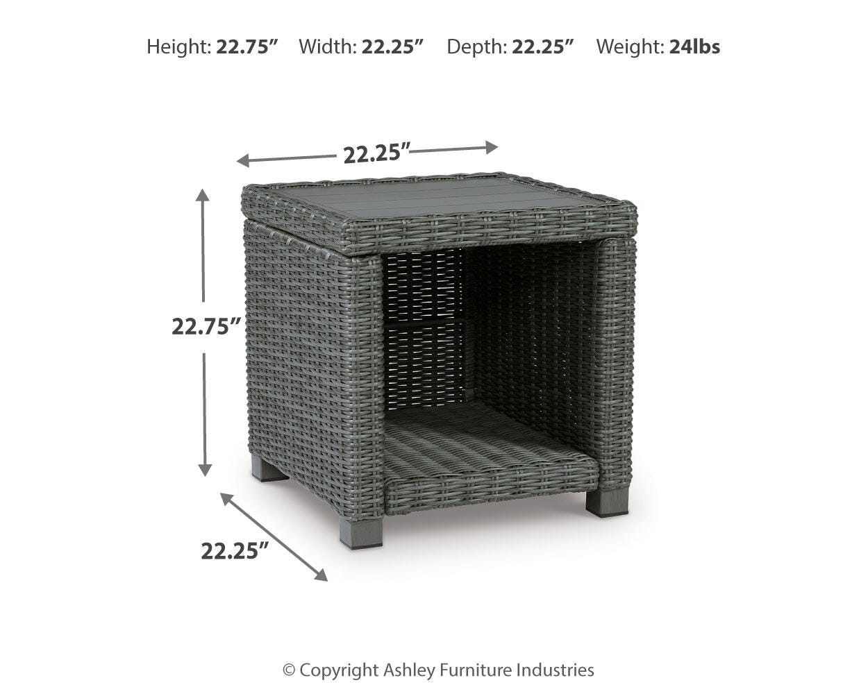 Elite Park Outdoor End Table