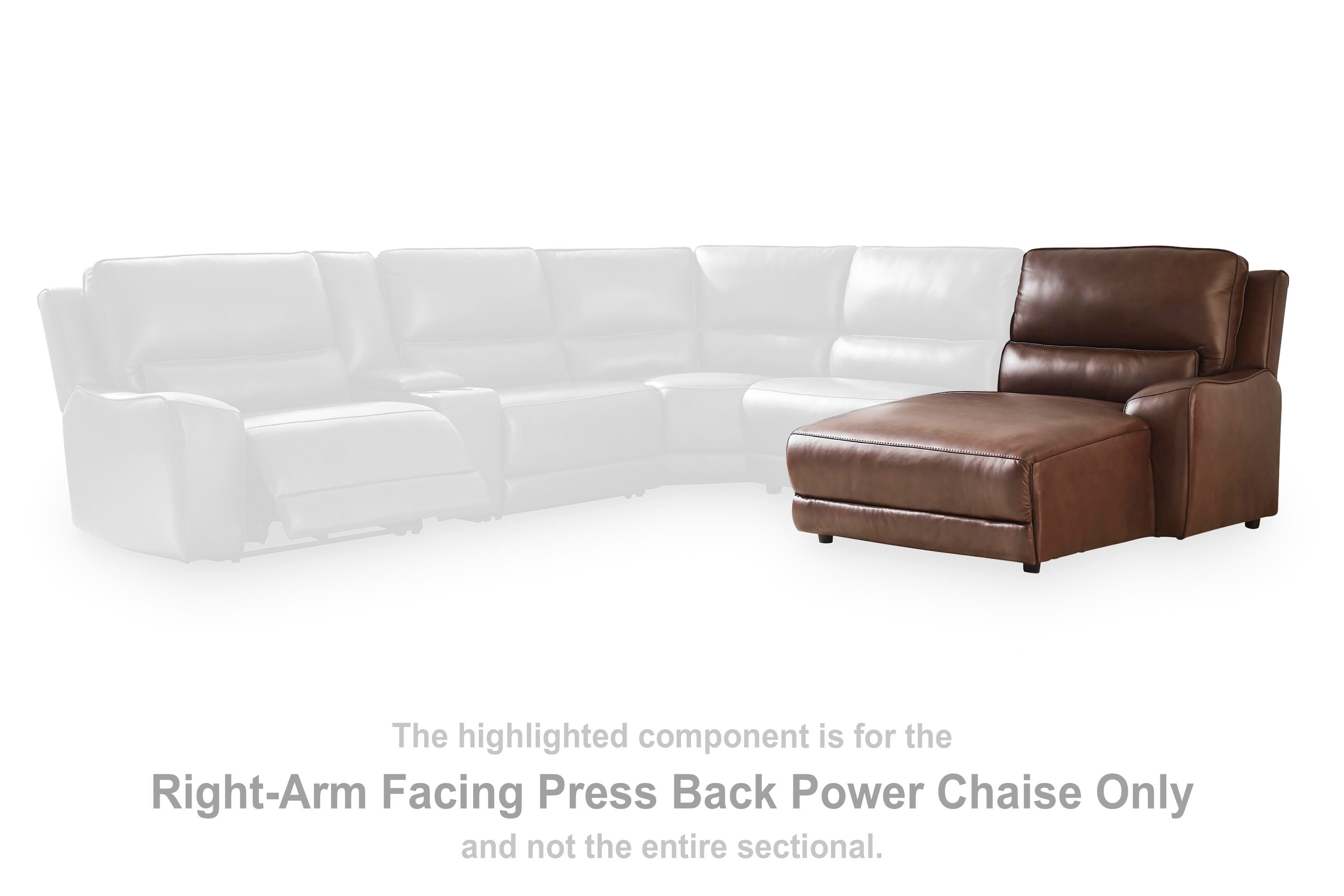 DeepWakes Power Reclining Sectional with Chaise