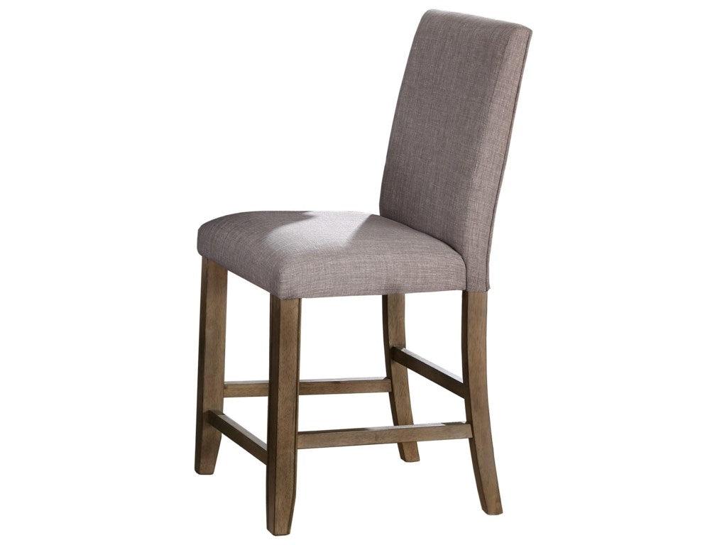 Crown Mark Manning Counter Height Dining Chair in Brown 2731S-24-NH (Set of 2) image