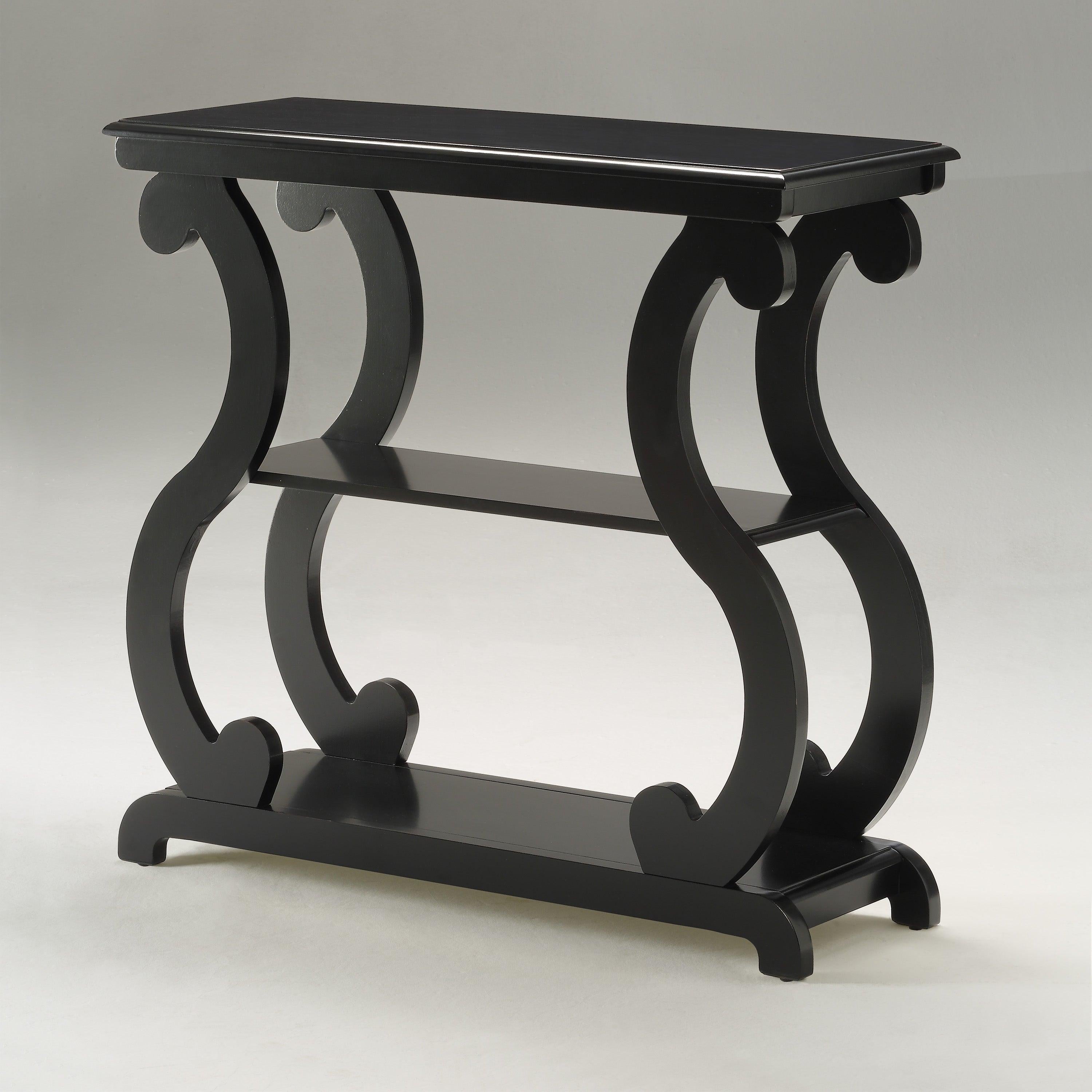 LUCY CONSOLE TABLE BLACK image