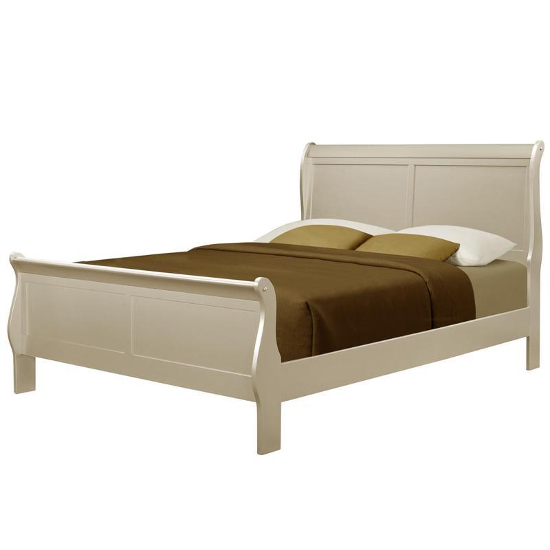 Crown Mark Louis Philip King Sleigh Bed in Champagne image